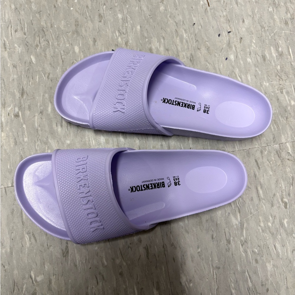 Birkenstock Women’s Lilac Slide Sandals